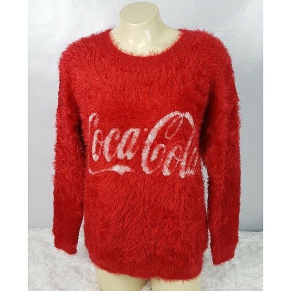 Coca Cola Cute Holiday Sweater Women Size Small - Picture 1 of 8